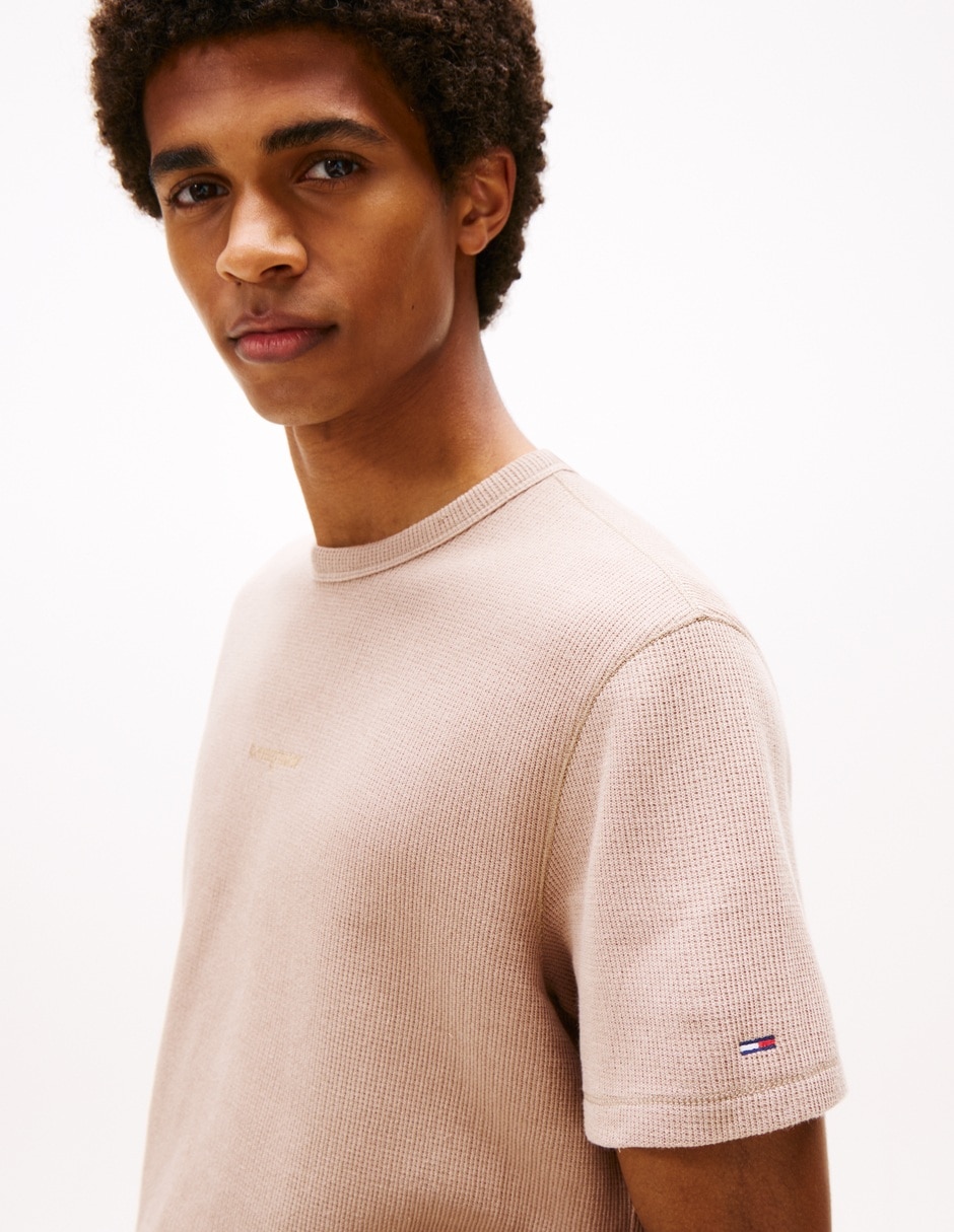 Playera Script cuello redondo para hombre 2