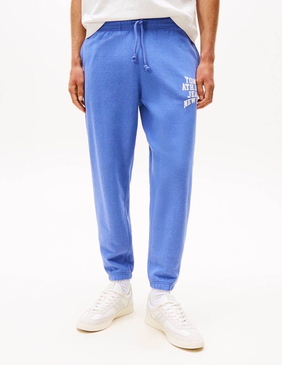 Pants regular con jareta para hombre
