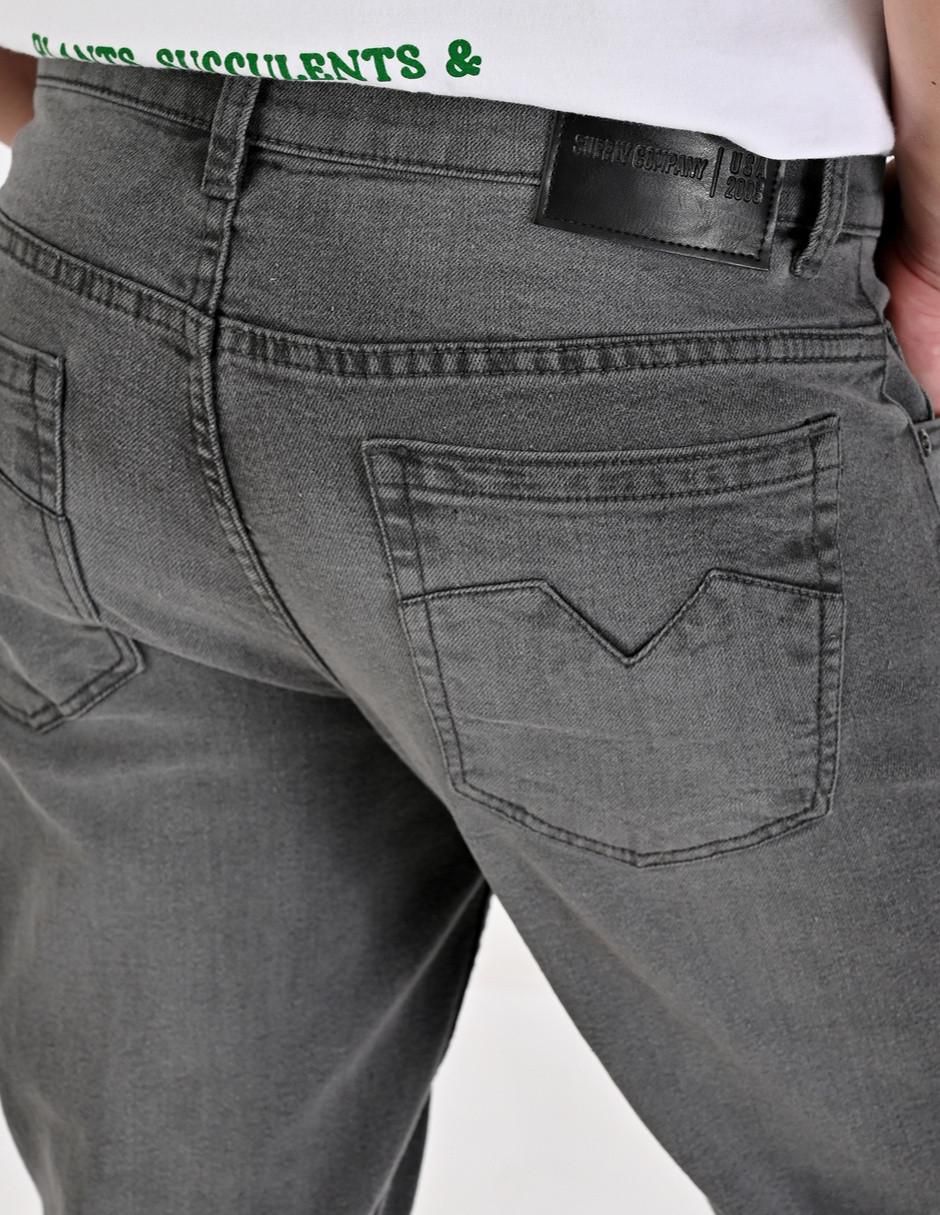 "jeans" regular straight supply 14-0540-2944 "lavado" whisker "para hombre"