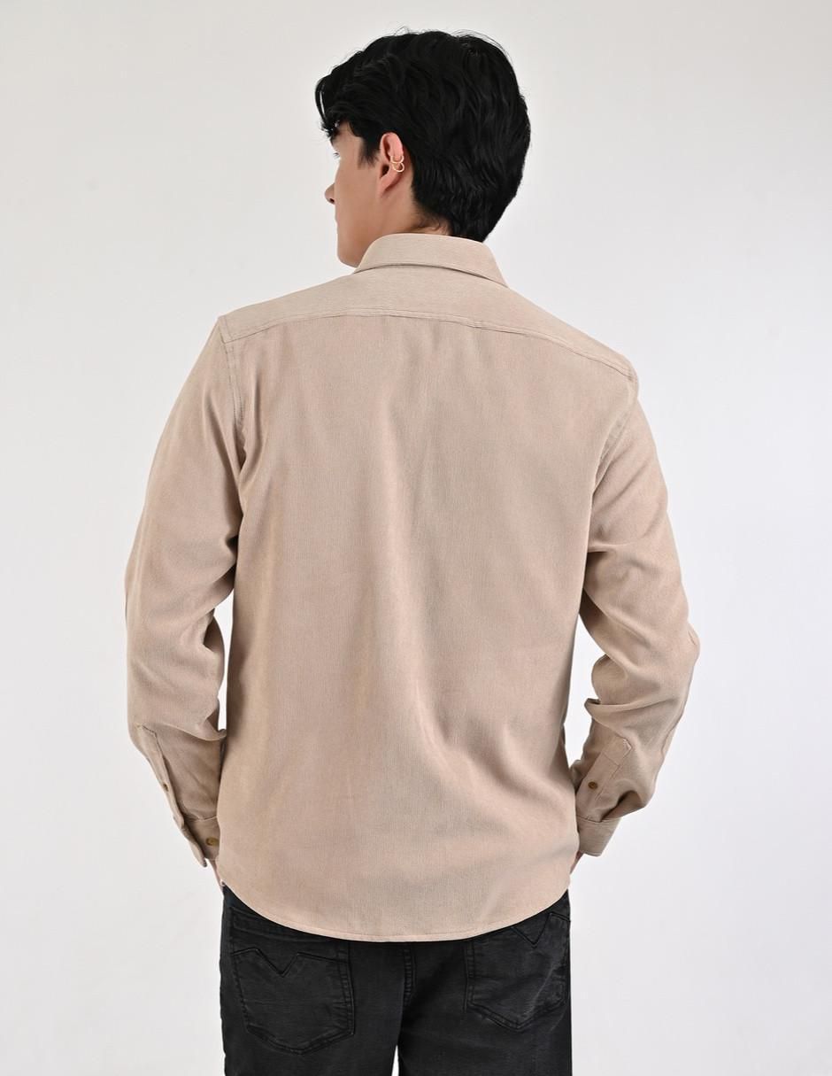 "camisa/sobrecamisa" casual supply "de" (si aplica) mezcla de materiales "manga" larga "para hombre"