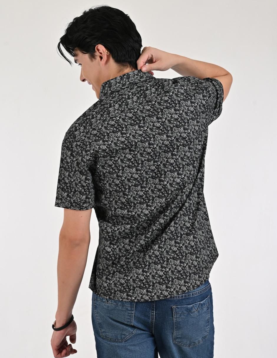Camisa casual de algodón manga corta para hombre 2