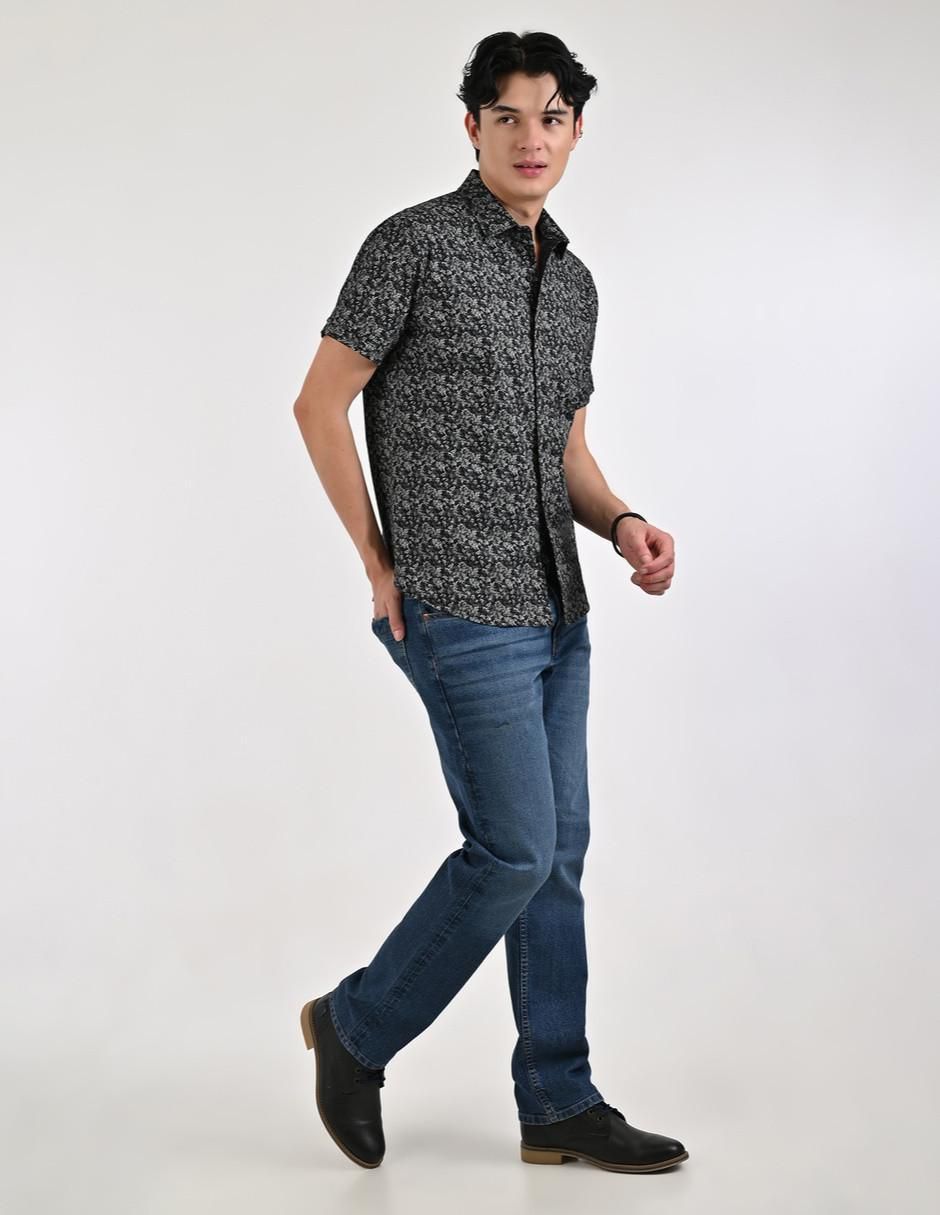 Camisa casual de algodón manga corta para hombre 5