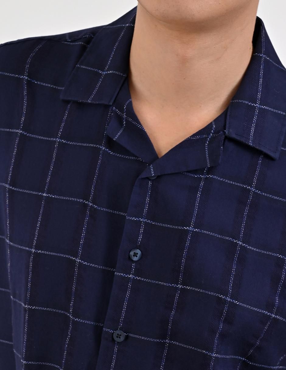 Camisa casual de algodón manga corta para hombre 4