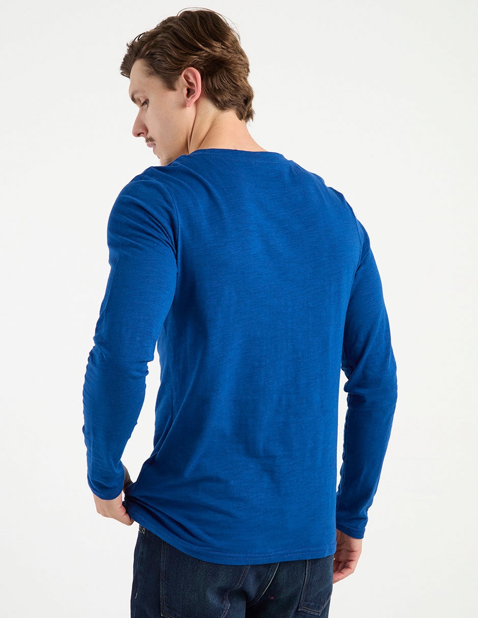 Playera That's It cuello henley para hombre