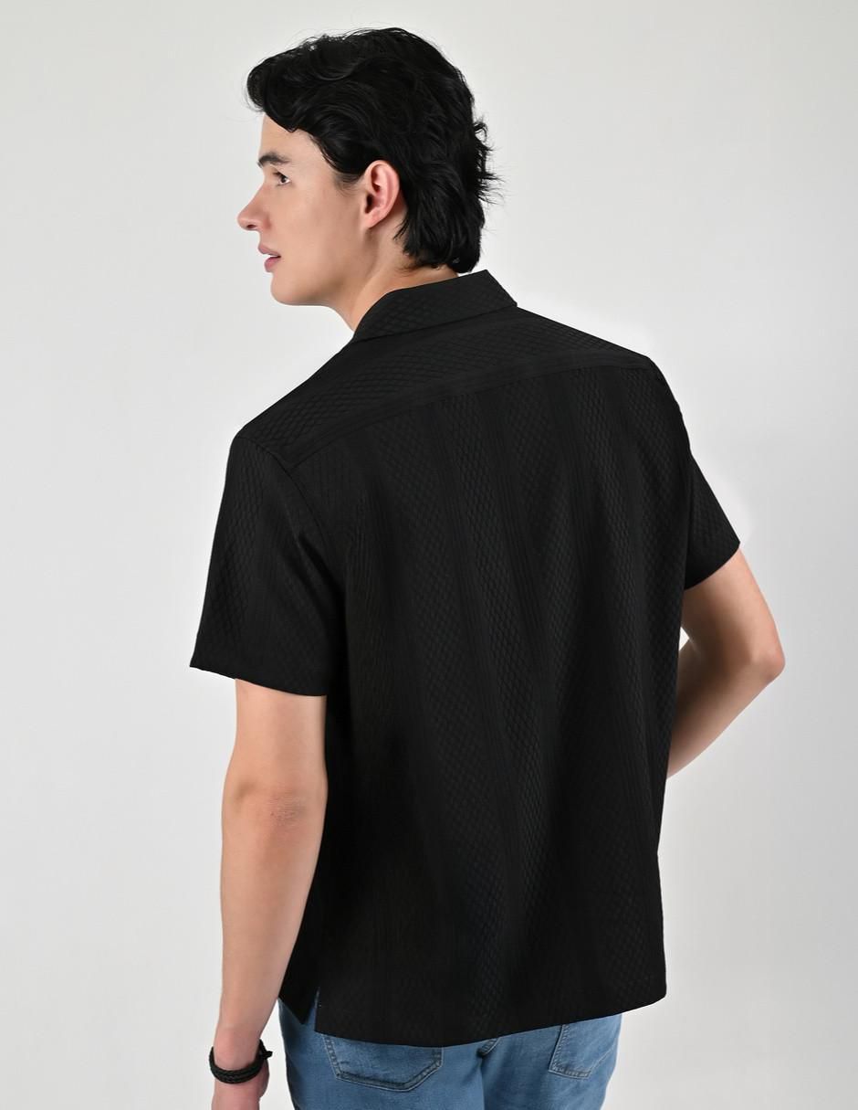 Camisa casual de algodón manga corta para hombre 2