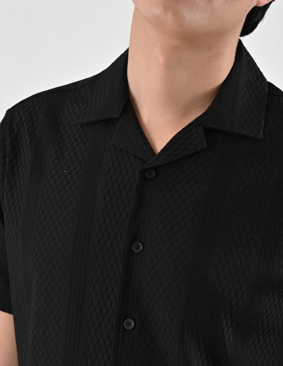 Camisa casual de algodón manga corta para hombre 5