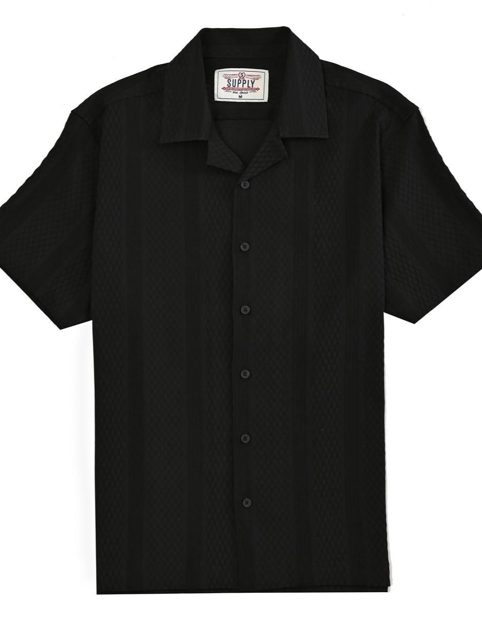 Camisa casual de algodón manga corta para hombre 8