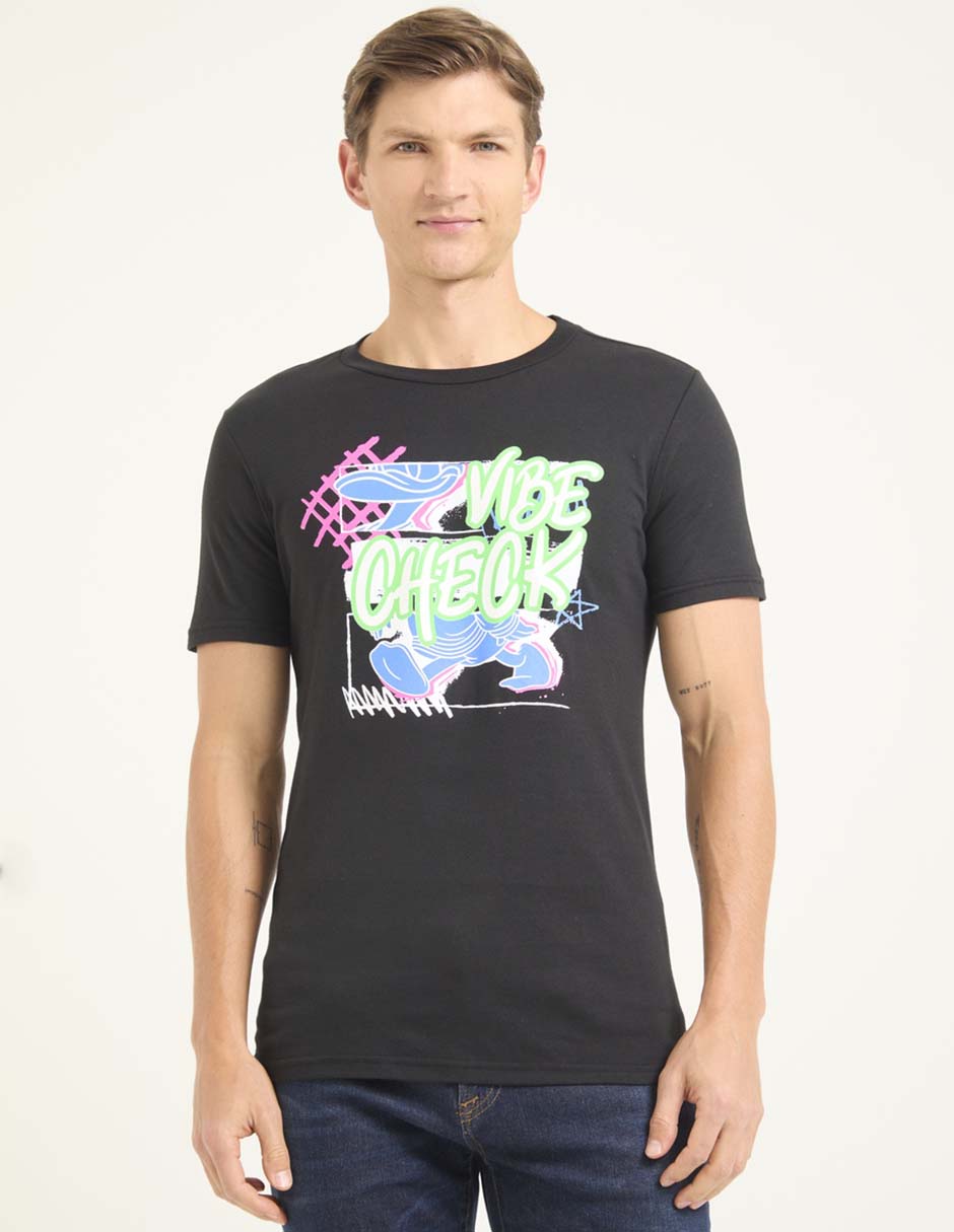 Playera cuello redondo para hombre