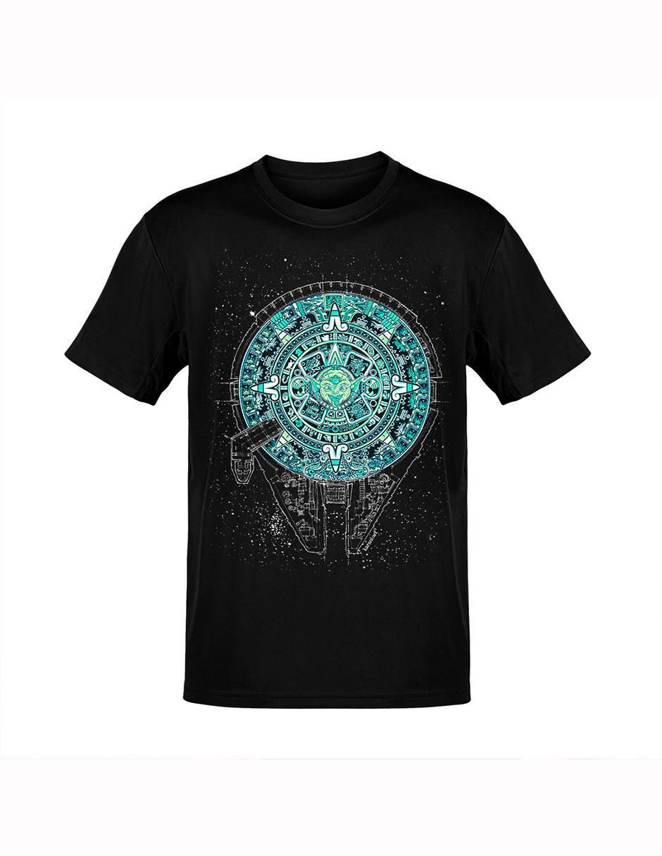 Playera calendario milenario cuello redondo para hombre