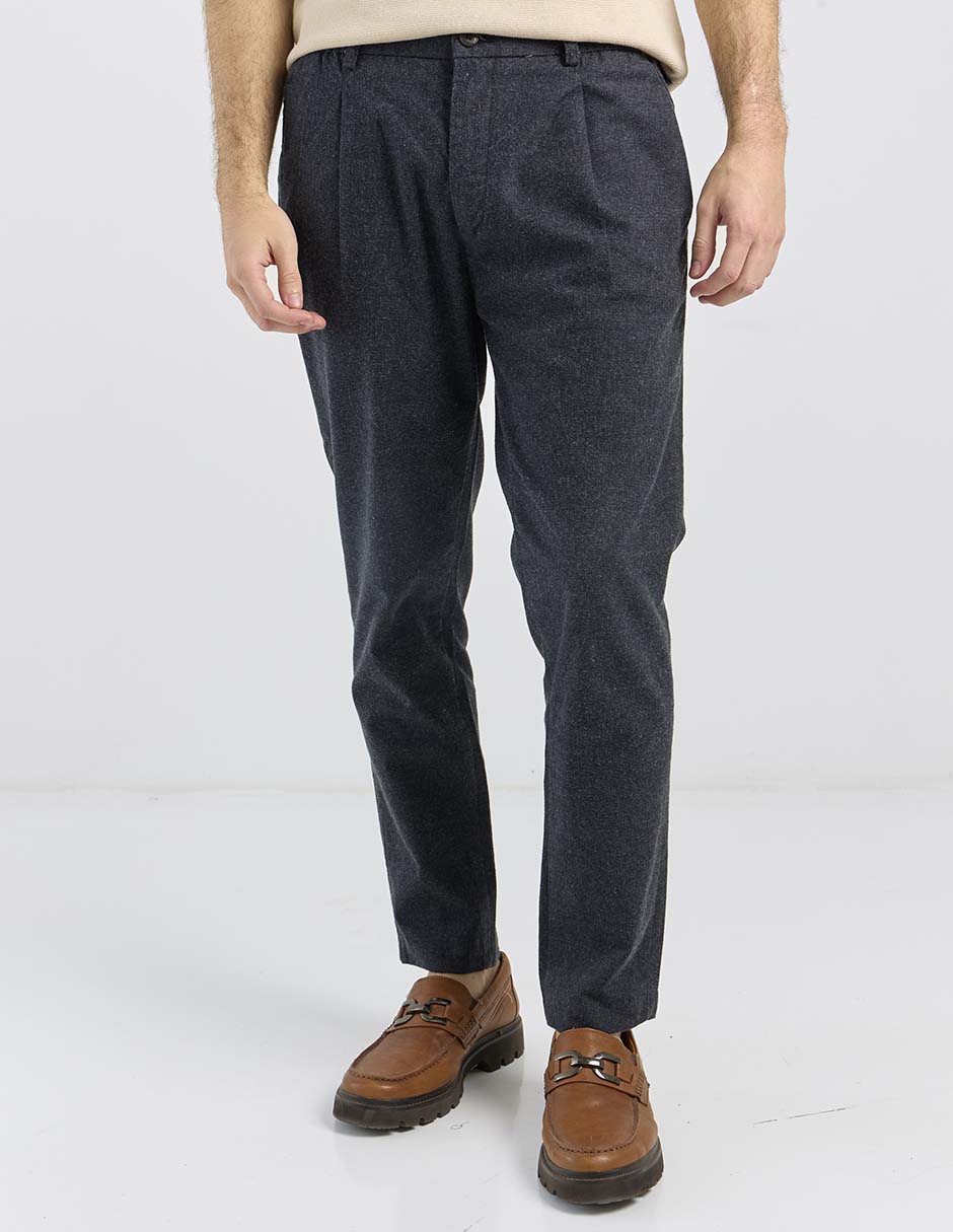 Pantalón casual chino slim de algodón para hombre Pantalón casual chino slim de algodón para hombre