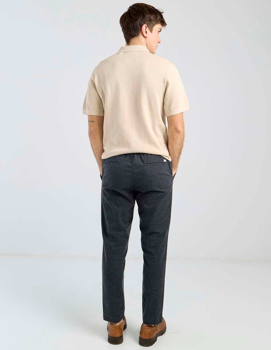 Pantalón casual chino slim de algodón para hombre 2