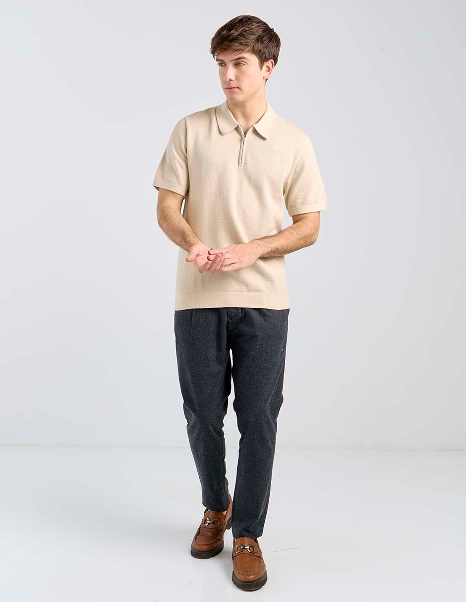 Pantalón casual chino slim de algodón para hombre 3