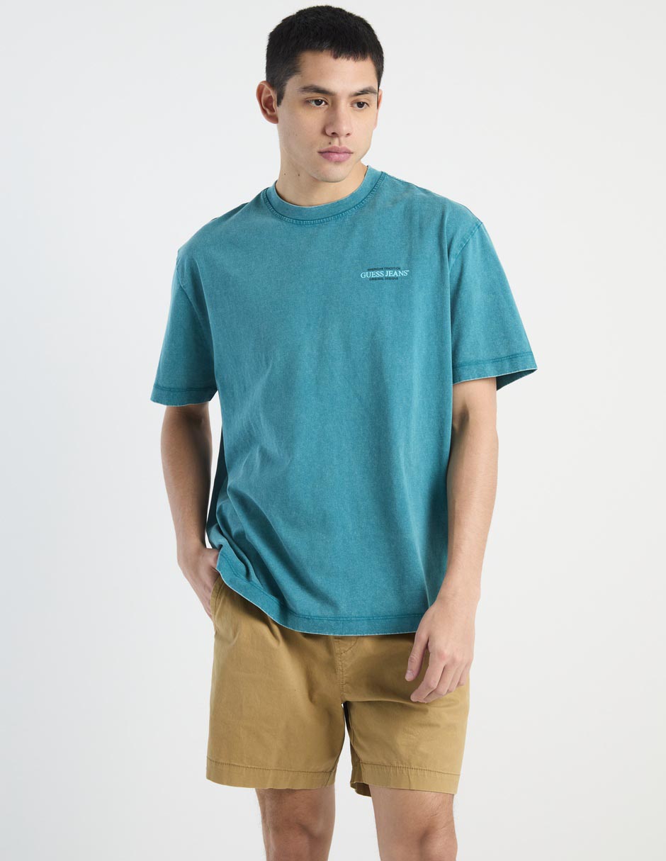 Playera cuello redondo para hombre
