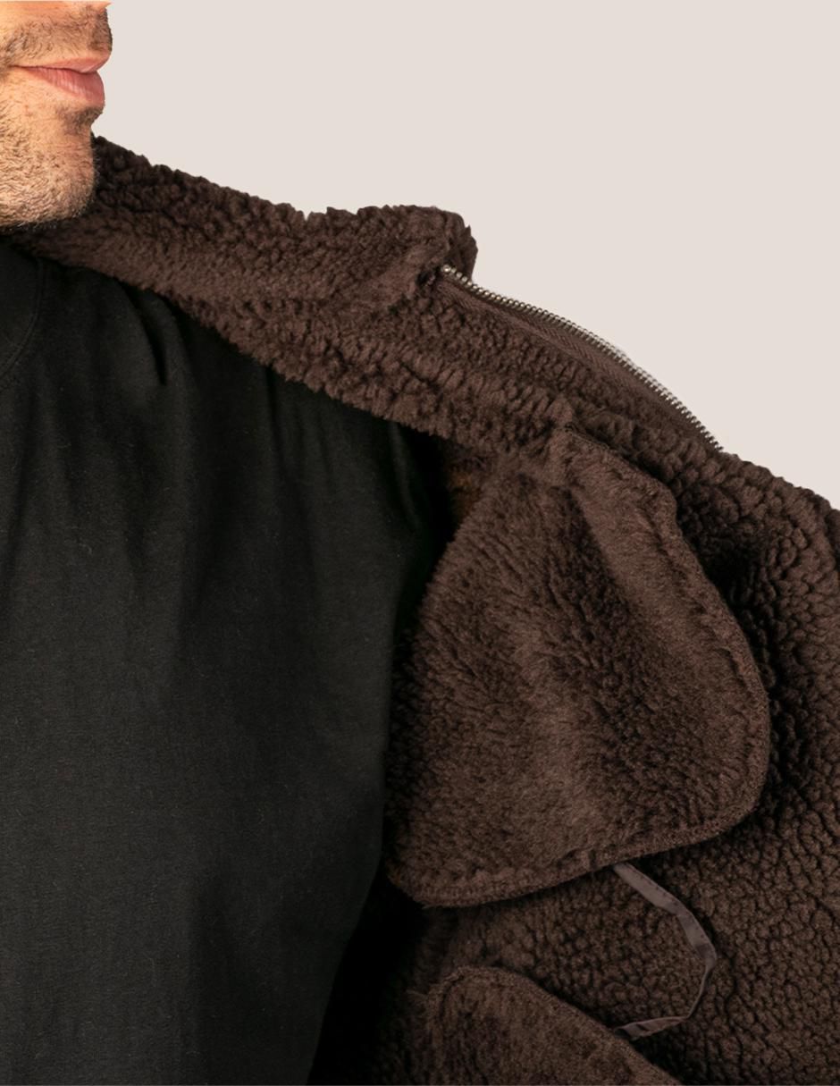 "chamarra" cazadora greenlander no "de" poliéster cuello a contraste "para hombre"