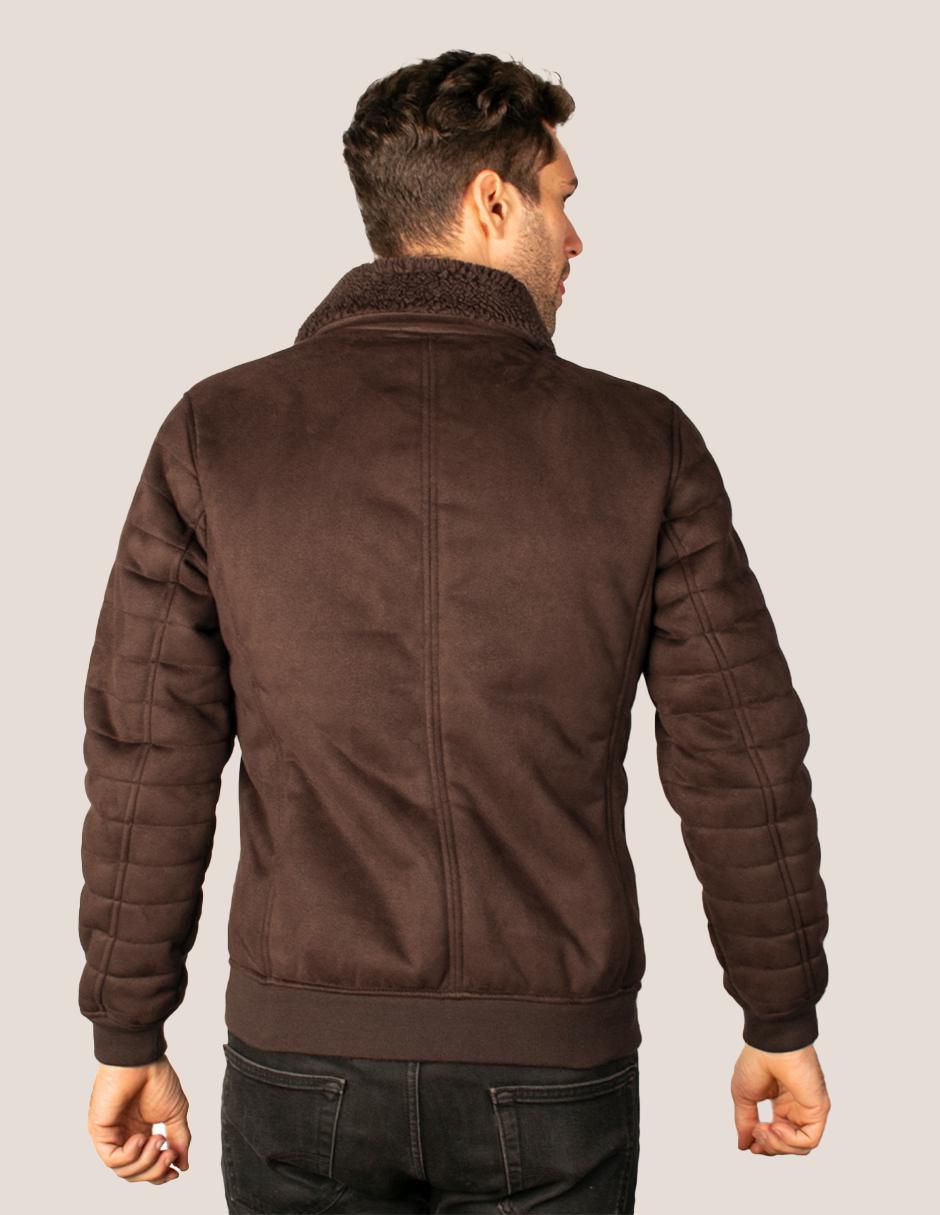 "chamarra" cazadora greenlander no "de" poliéster cuello a contraste "para hombre"