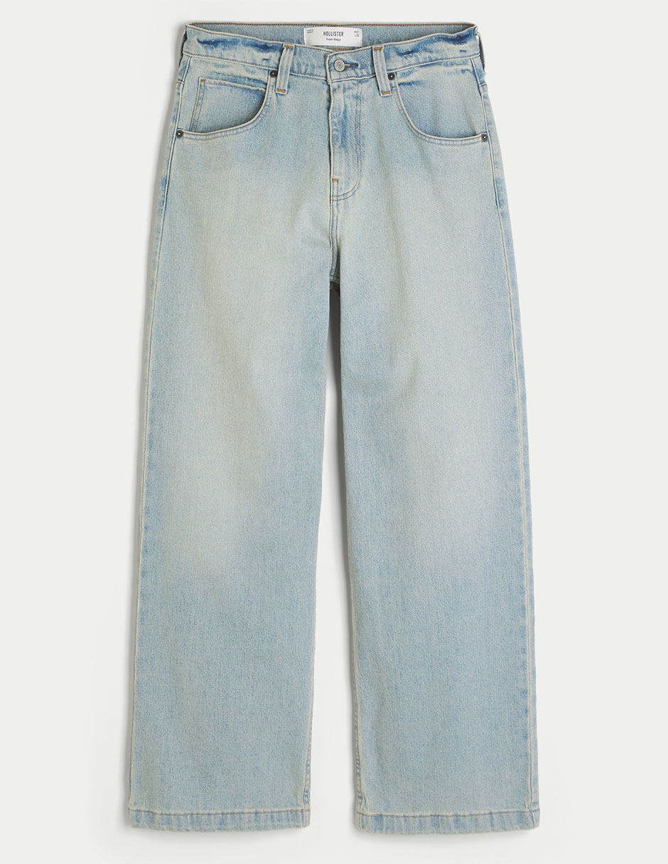 Jeans baggy Ki331-5250-280 lavado claro para hombre
