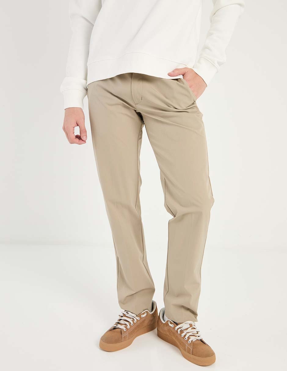 Pantalón slim de algodón para hombre