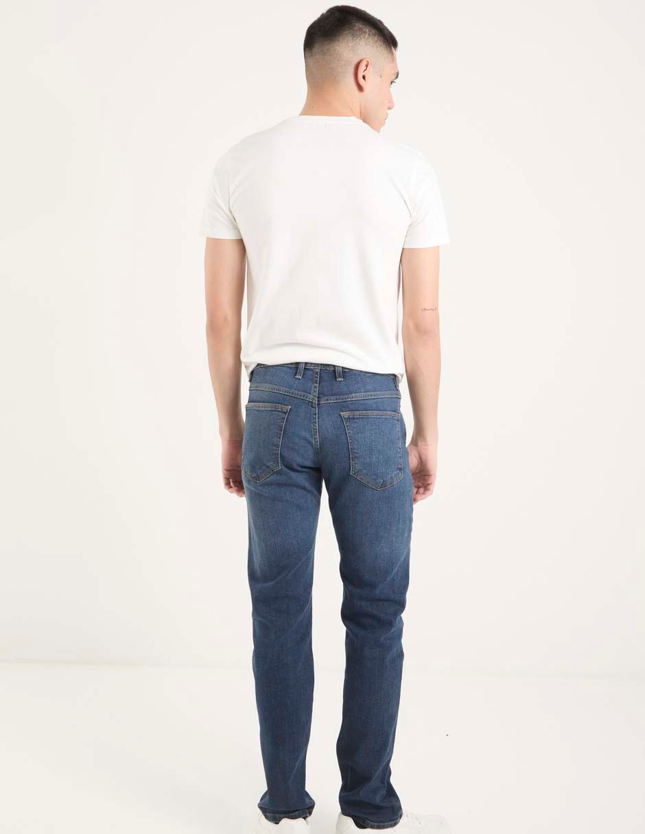 Jeans boot deslavado para hombre 2