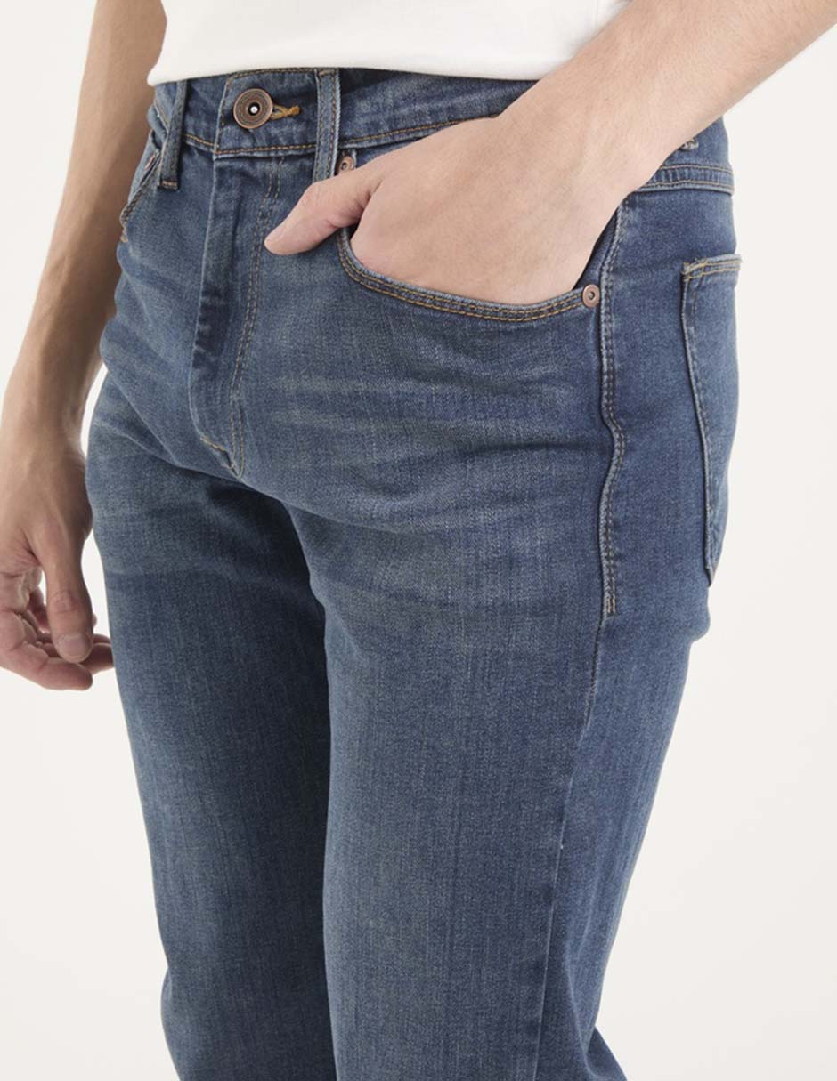 Jeans boot deslavado para hombre 4