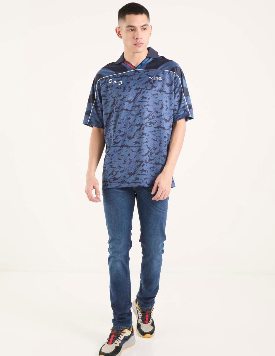 Jeans slim deslavado para hombre 3