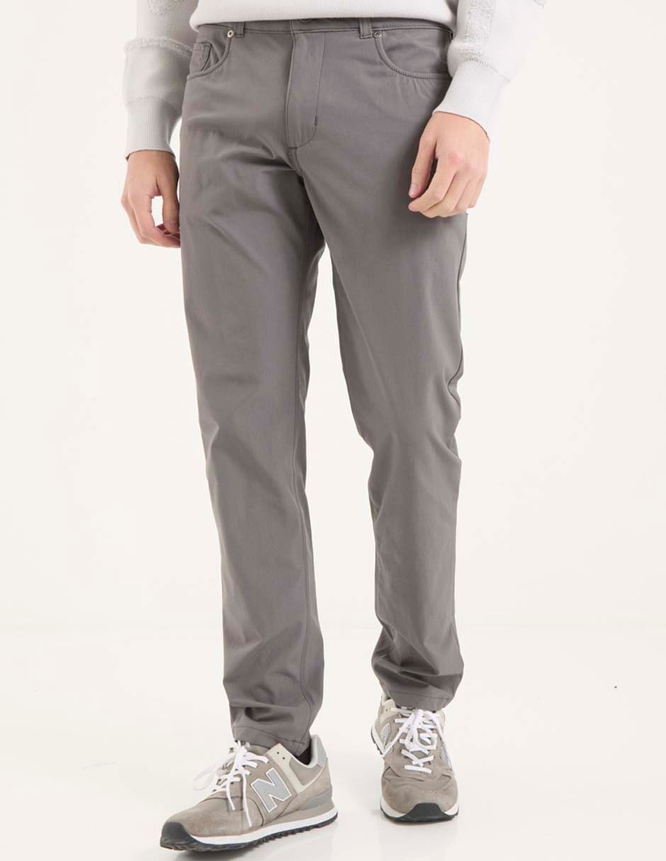 Pantalón slim de algodón para hombre