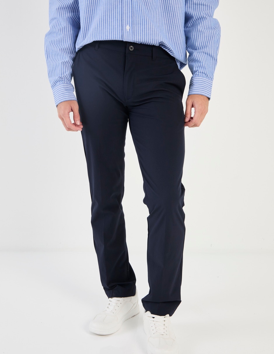 Pantalón de vestir slim para hombre Pantalón de vestir slim para hombre