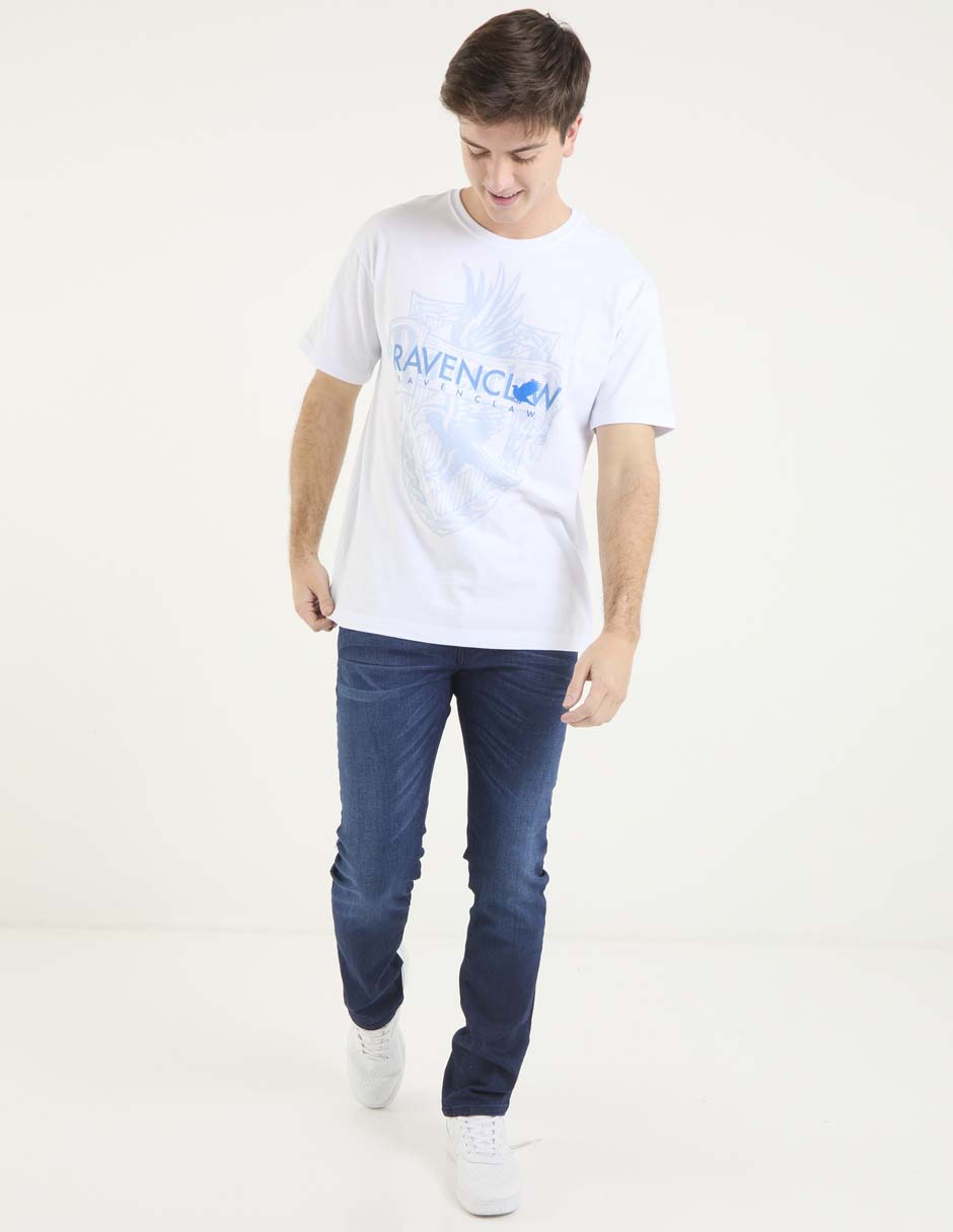 Jeans slim deslavado para hombre 3