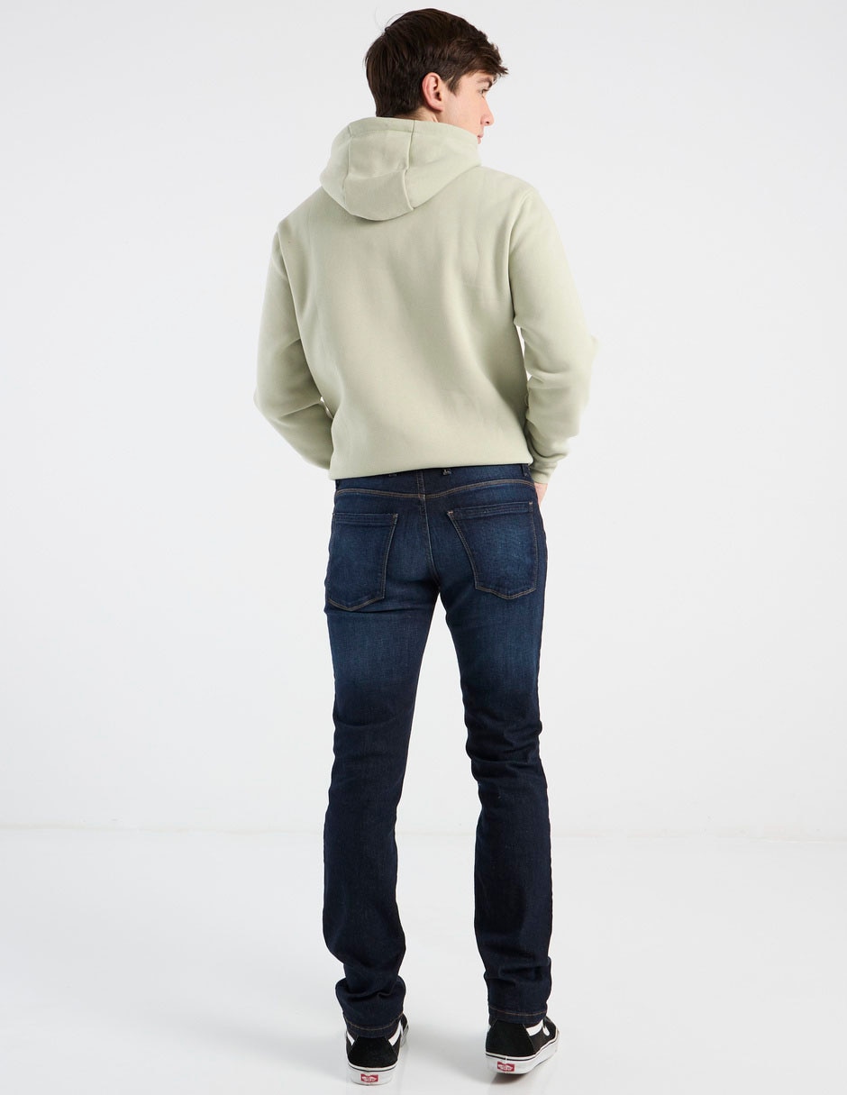 Jeans slim lavado obscuro para hombre 2