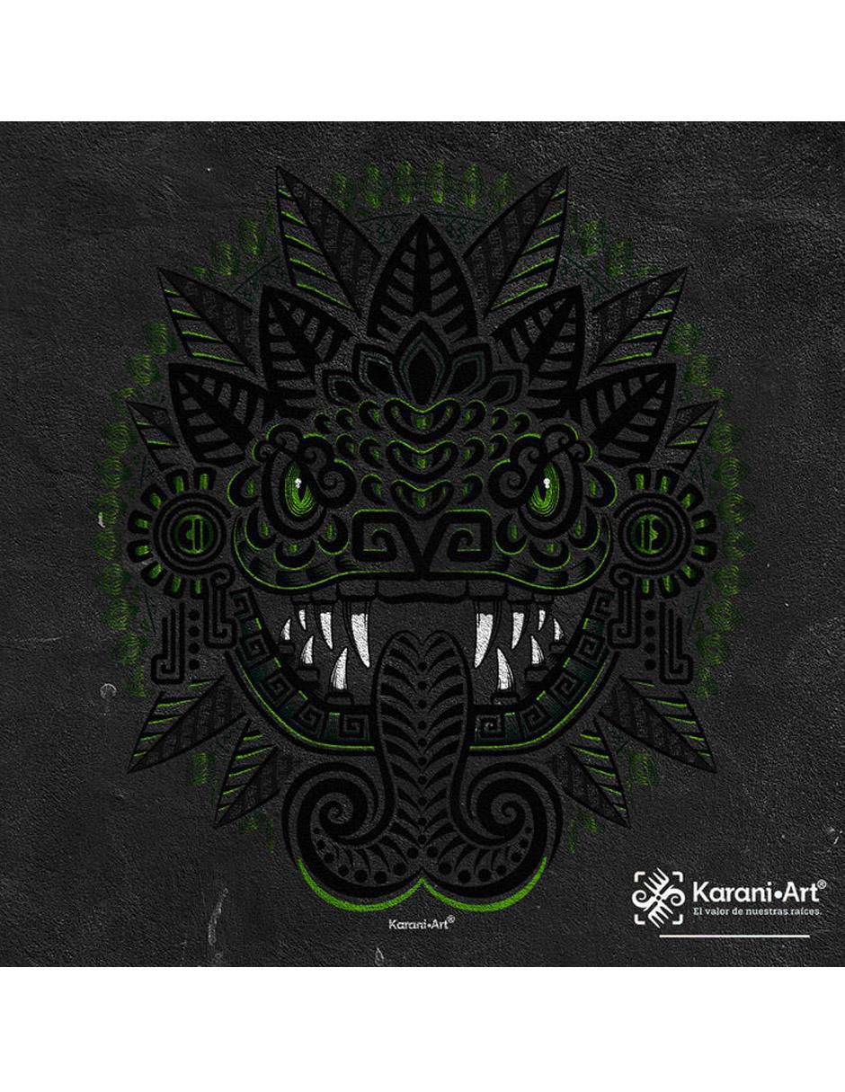 Playera kukulkan cuello redondo para hombre 2