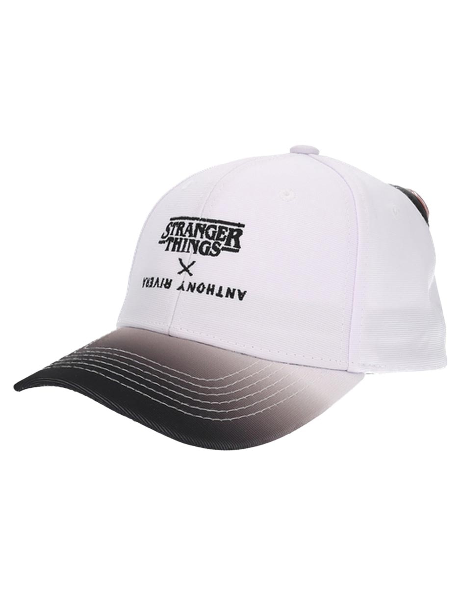 Gorra visera curva cerrada Anthony Rivera Stranger Things para hombre