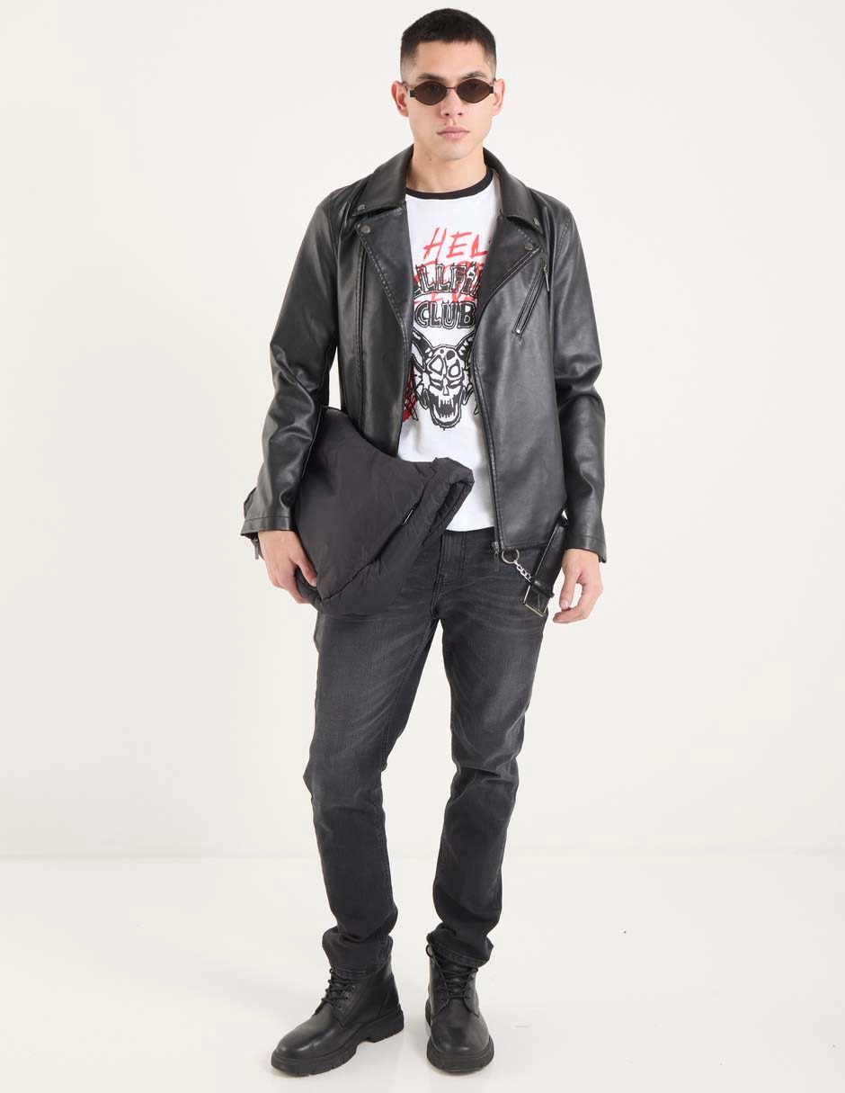 Playera Stranger Things cuello redondo para hombre