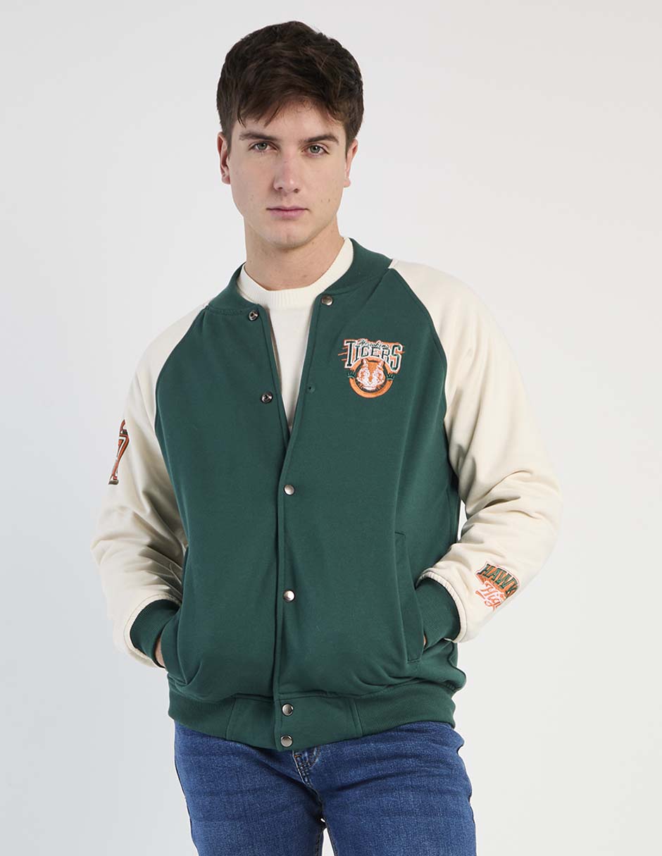 Chamarra beisbolera para hombre Chamarra beisbolera para hombre