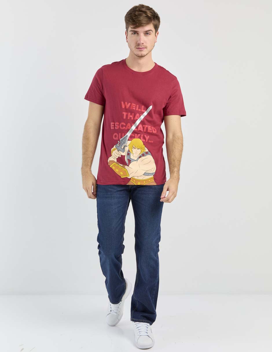 Playera he-man cuello redondo para hombre 3
