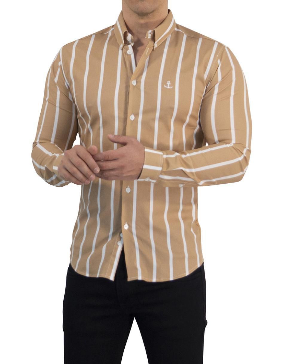 "camisa/sobrecamisa" casual john leopard "de" (si aplica) algodón "manga" larga "para hombre"
