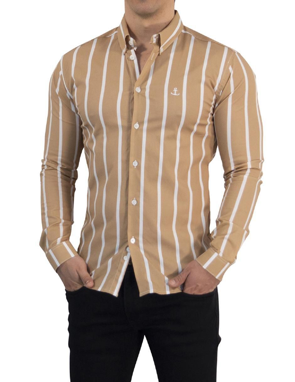 "camisa/sobrecamisa" casual john leopard "de" (si aplica) algodón "manga" larga "para hombre"