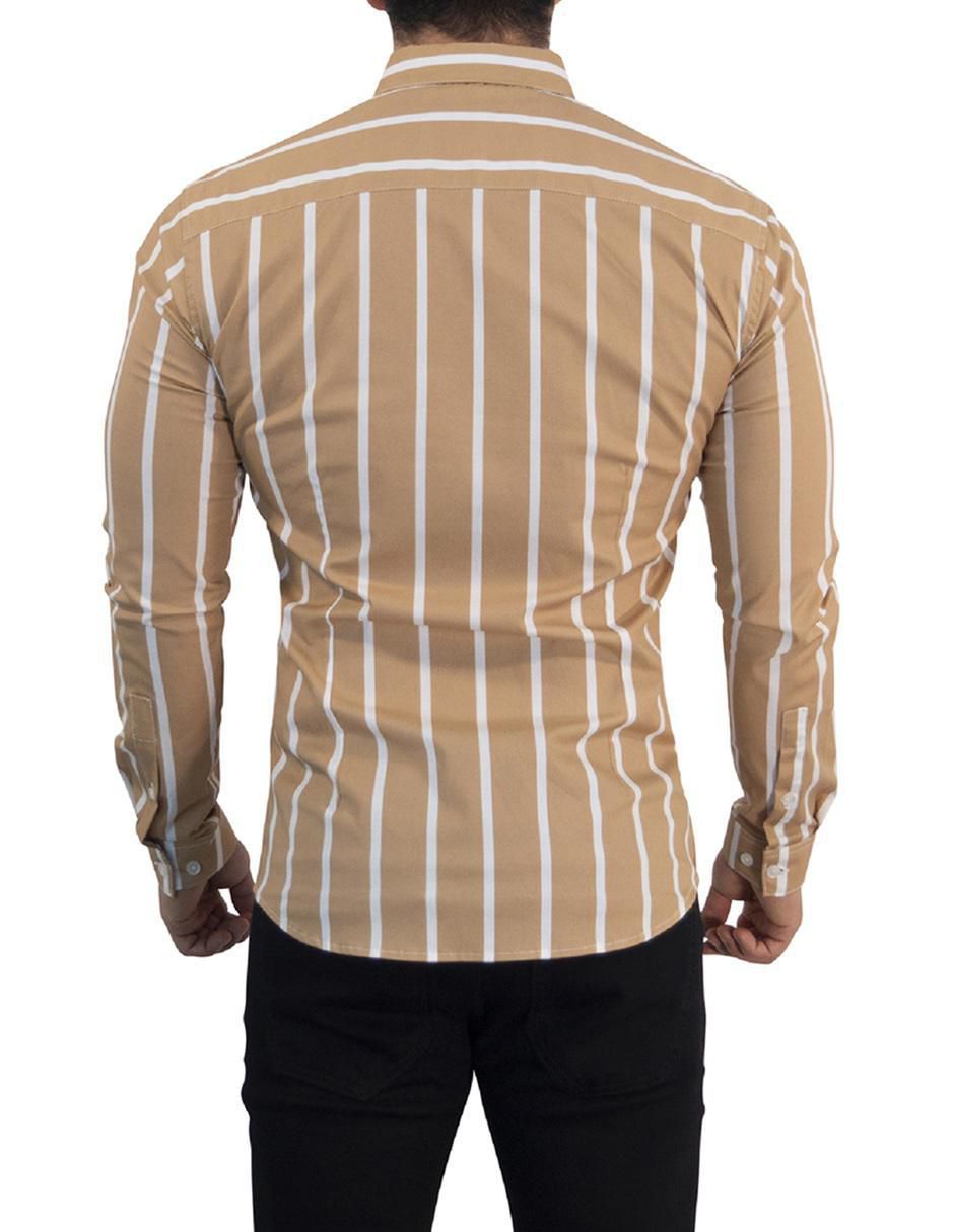 "camisa/sobrecamisa" casual john leopard "de" (si aplica) algodón "manga" larga "para hombre"
