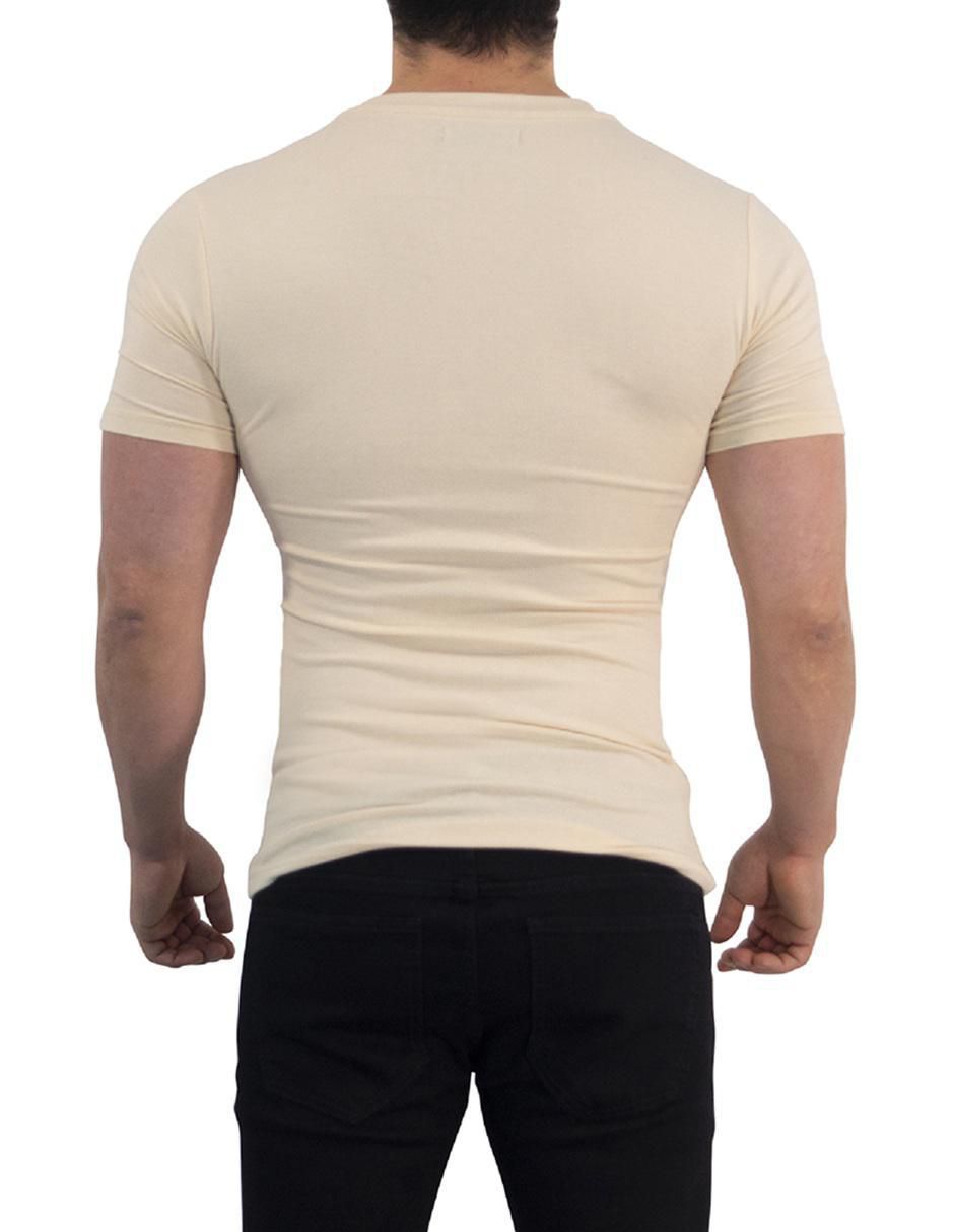 Playera cuello v para hombre 5