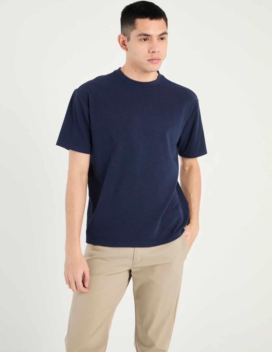 Playera cuello redondo para hombre