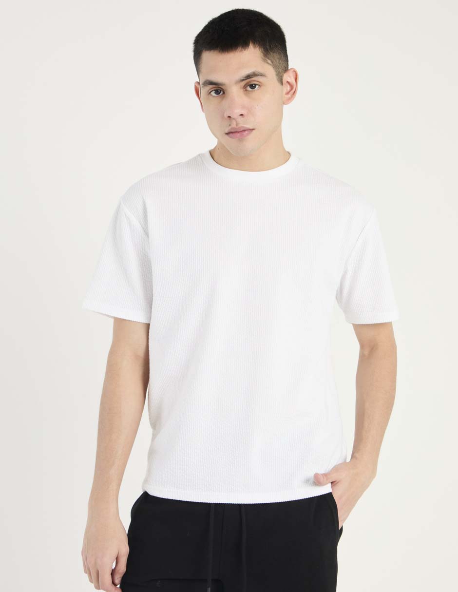 Playera cuello redondo para hombre
