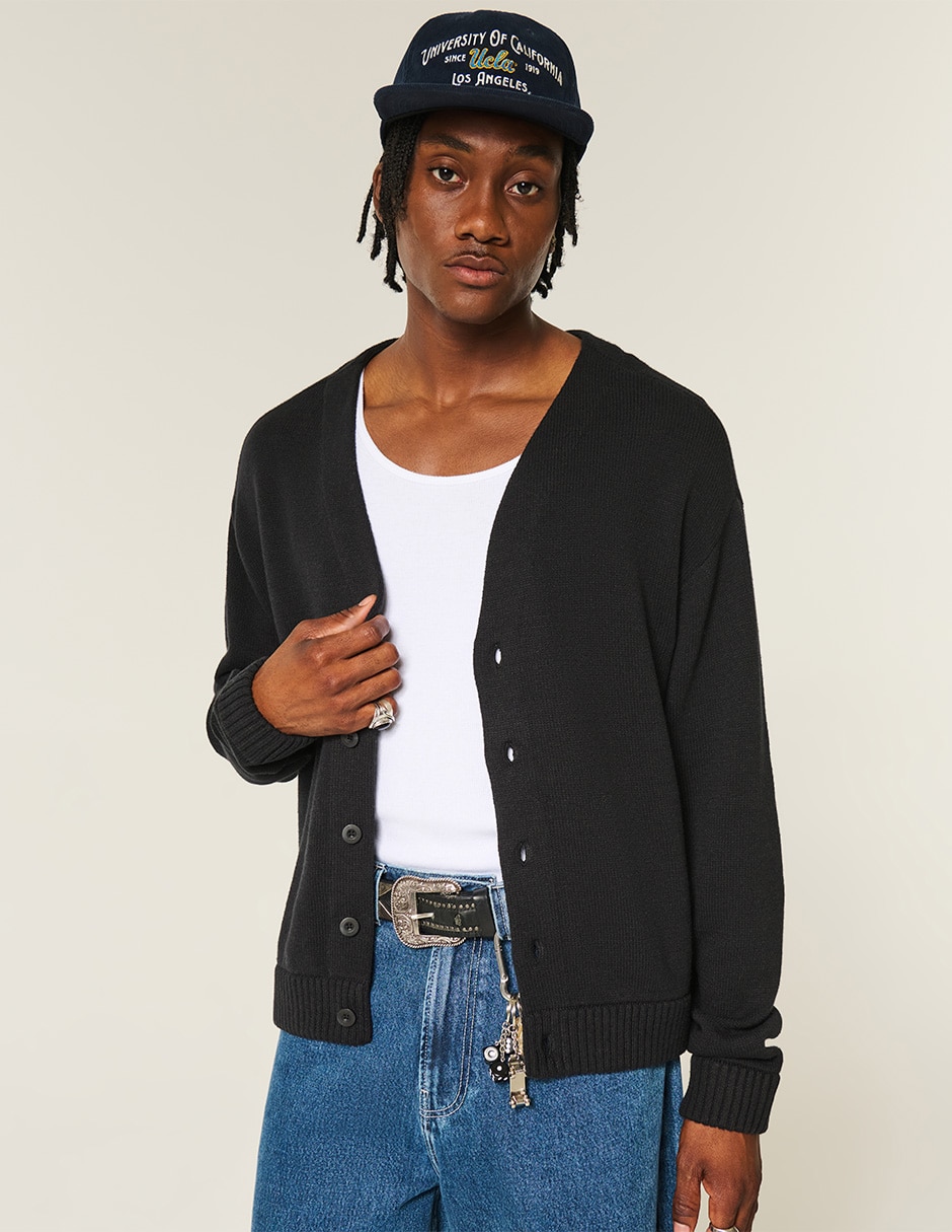 Suéter cuello V para hombre 2