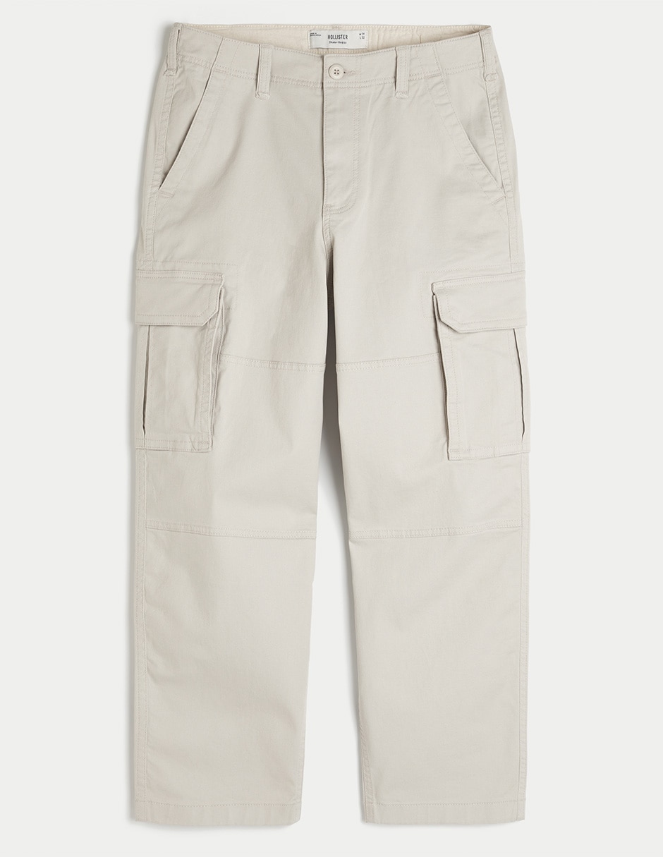 Pantalón cargo baggy de algodón para hombre Pantalón cargo baggy de algodón para hombre