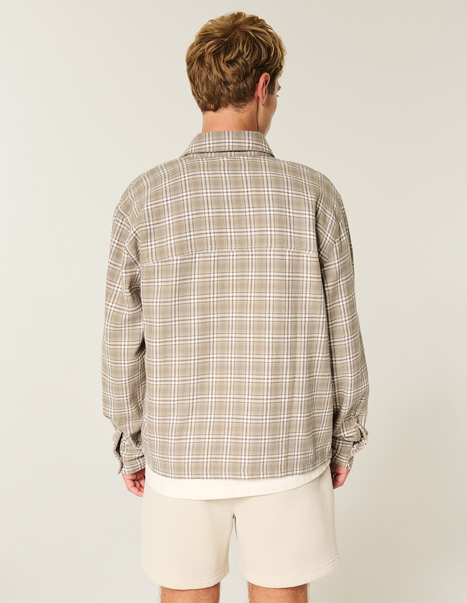Camisa casual de algodón manga larga para hombre 3