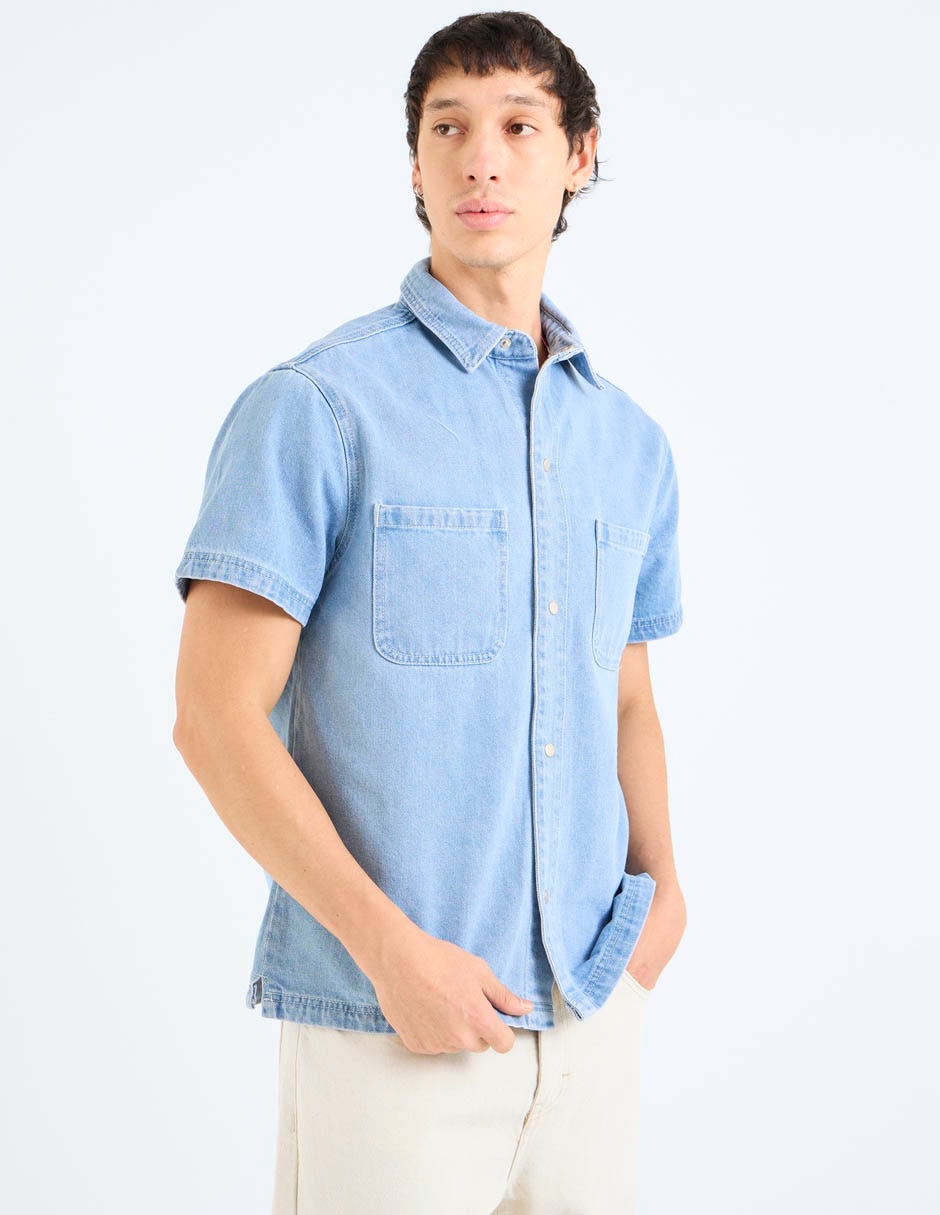 Camisa casual manga corta para hombre 2