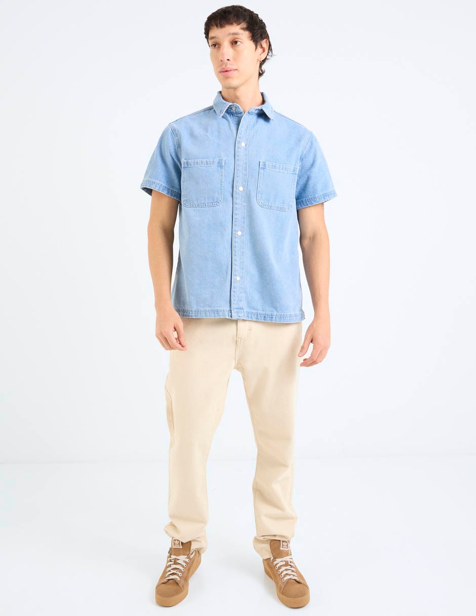 Camisa casual manga corta para hombre 3