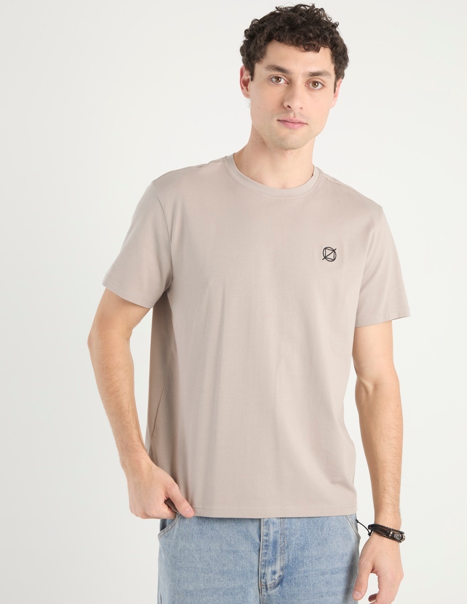 Playera cuello redondo para hombre