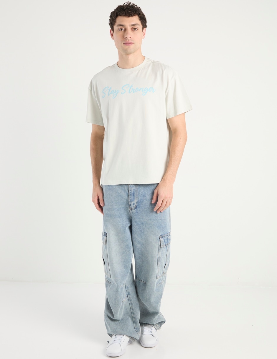 Playera cuello redondo para hombre 3