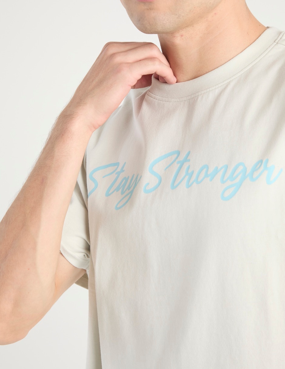 Playera cuello redondo para hombre 4