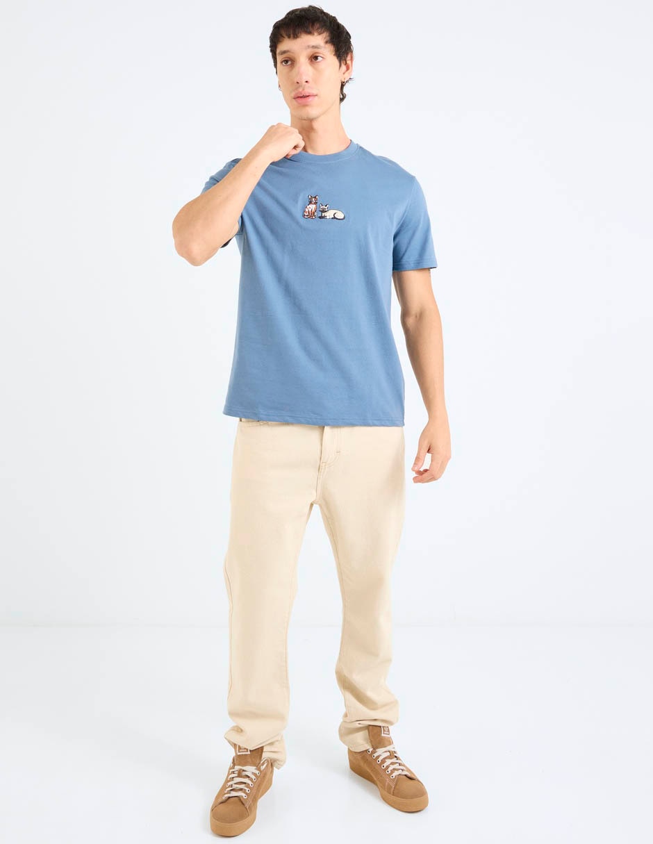 Playera cuello redondo para hombre 3