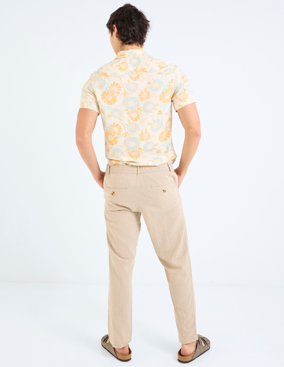 Pantalón casual straight That's It de algodón para hombre