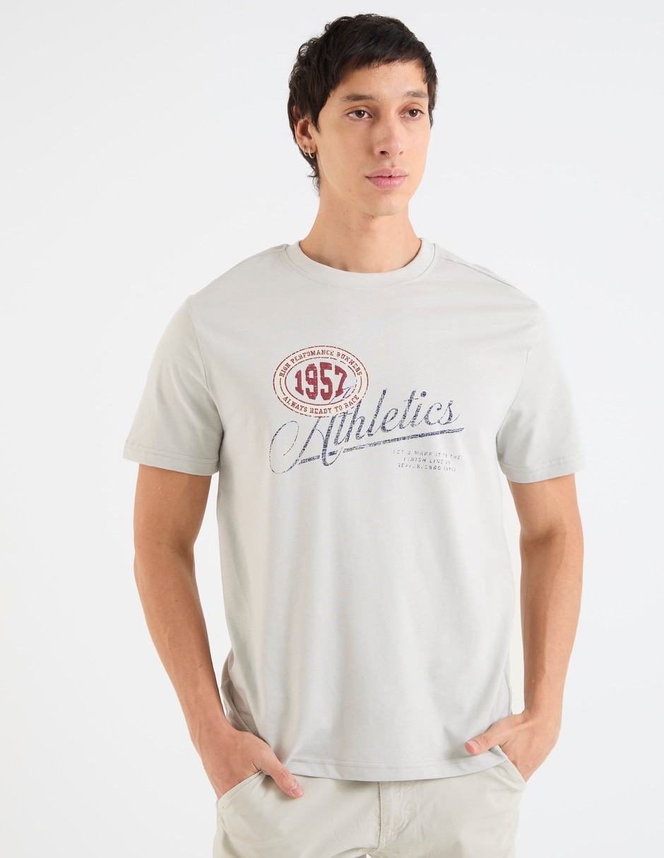 Playera cuello redondo para hombre 2